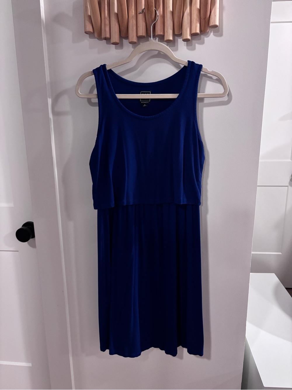 Women’s Royal Blue Nursing Sleeveless  Dress